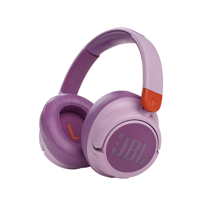 JBL JR 460NC - Pink - Wireless over-ear Noise Cancelling kids headphones - Hero image number null